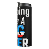 Patriottisch ik ga een grote zuster worden thermosbeker (Geroteerd rechts)