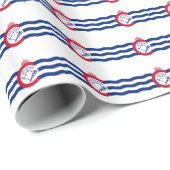 Patriottisch inpakpapier met vlag van Cincinnati (Rol Hoek)
