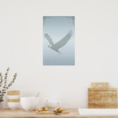 Patriottisch Kaal Eagle "wij van de Mensen" V.S.- Poster (Keuken)