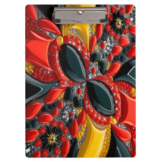 Patriottisch Klembord met Duitse kleuren (Voorkant)