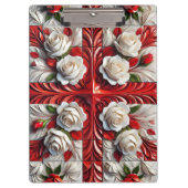 Patriottisch Klembord met Engels Rozen Design (Voorkant)