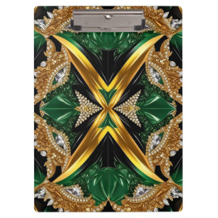 Patriottisch Klembord met Jamaicaanse Kleuren