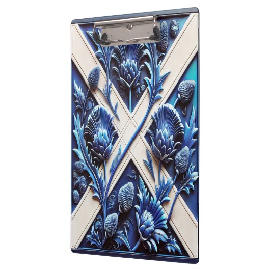 Patriottisch Klembord met Schots Thistles-ontwerp (Links)