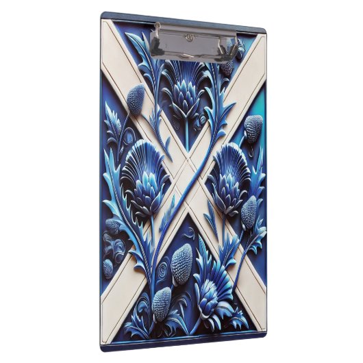 Patriottisch Klembord met Schots Thistles-ontwerp (Rechts)