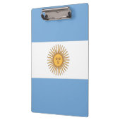 Patriottisch Klembord met vlag van Argentinië (Links)
