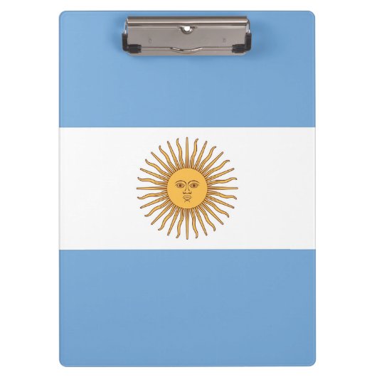 Patriottisch Klembord met vlag van Argentinië (Voorkant)