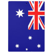 Patriottisch Klembord met vlag van Australië (Achterkant)