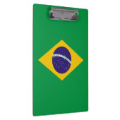 Patriottisch Klembord met vlag van Brazilië (Rechts)