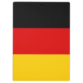 Patriottisch Klembord met vlag van Duitsland (Achterkant)