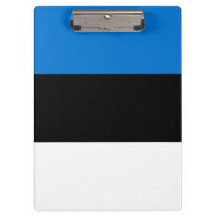 Patriottisch Klembord met vlag van Estland