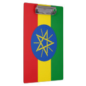 Patriottisch Klembord met vlag van Ethiopië (Rechts)