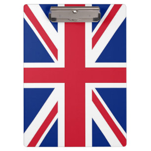 Patriottisch Klembord met vlag van het Verenigd Ko