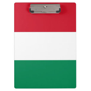 Patriottisch Klembord met vlag van Hongarije