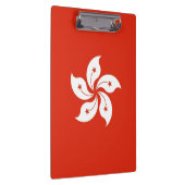Patriottisch Klembord met vlag van Hongkong (Rechts)