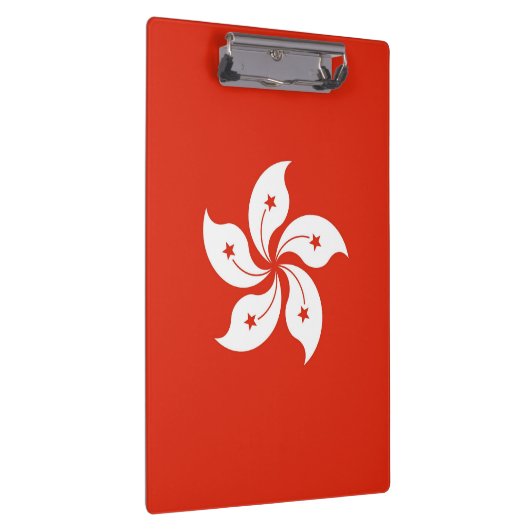 Patriottisch Klembord met vlag van Hongkong (Rechts)