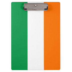 Patriottisch Klembord met vlag van Ierland