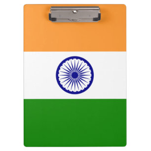 Patriottisch Klembord met vlag van India