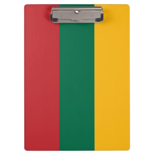Patriottisch Klembord met vlag van Litouwen