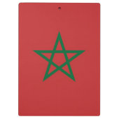 Patriottisch Klembord met vlag van Marokko (Achterkant)