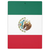 Patriottisch Klembord met vlag van Mexico (Achterkant)