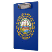 Patriottisch Klembord met vlag van New Hampshire U (Links)