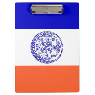 Patriottisch Klembord met vlag van New York City