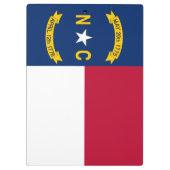 Patriottisch Klembord met vlag van North Carolina (Achterkant)