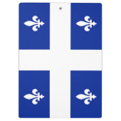 Patriottisch klembord met vlag van Quebec, Canada (Achterkant)