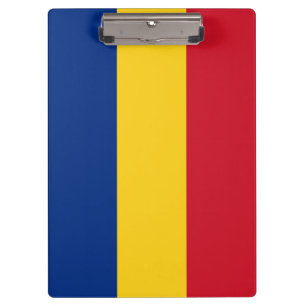 Patriottisch Klembord met vlag van Roemenië