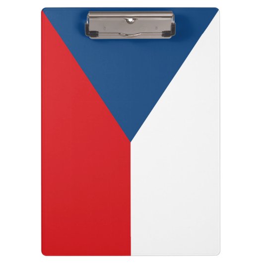 Patriottisch Klembord met vlag van Tsjechië (Voorkant)