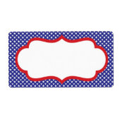 Patriottisch label (blanco) (Voorkant)