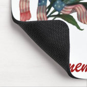  patriottisch lint en bloemen muismat (Hoek)