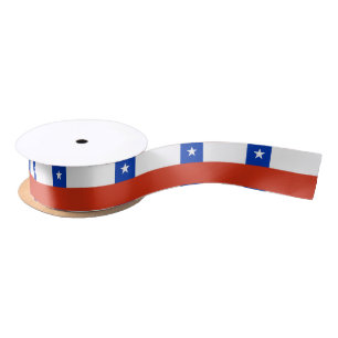 Patriottisch lint met vlag van Chili