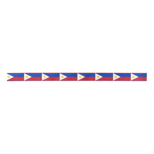 Patriottisch lint met vlag van de Filipijnen (Voorkant)