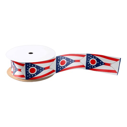 Patriottisch lint met vlag van Ohio State, Verenig (Spoel)