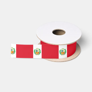 Patriottisch lint met vlag van Peru