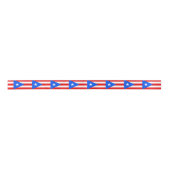 Patriottisch lint met vlag van Puerto Rico (Voorkant)