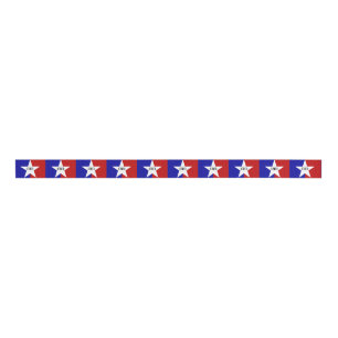 Patriottisch lint met vlag van San Antonio