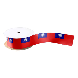 Patriottisch lint met vlag van Taiwan