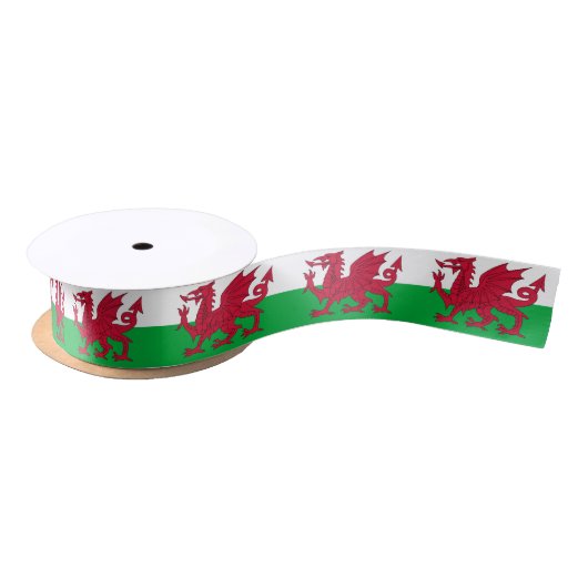 Patriottisch lint met vlag van Wales (Spoel)
