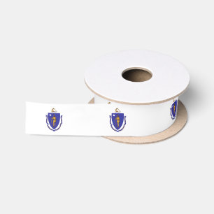 Patriottisch lintje met vlag van Massachusetts, Ve Lint