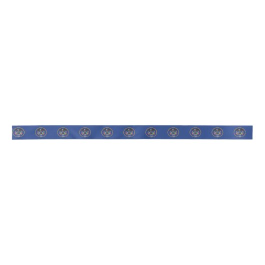 Patriottisch lintje met vlag van Utah Lint (Voorkant)