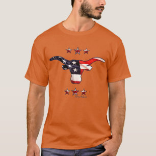 Patriottisch - Longhorn Steer T-shirt