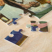 Patriottisch, medisch verpleegster telefonisch Legpuzzel (Zijkant)