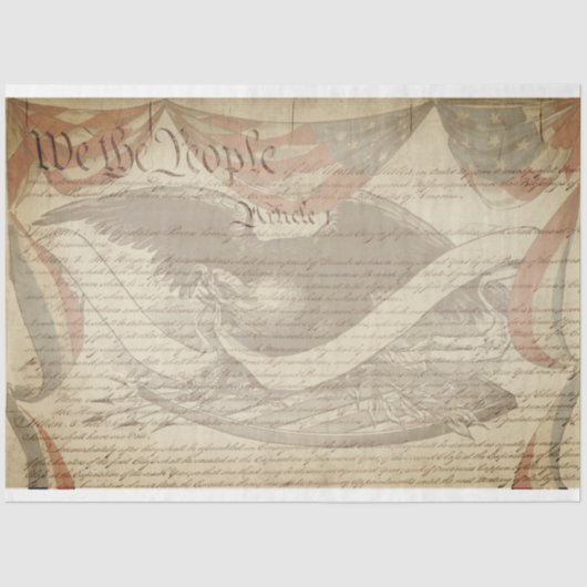 Patriottisch meubelpapier tissuepapier (Voorkant)