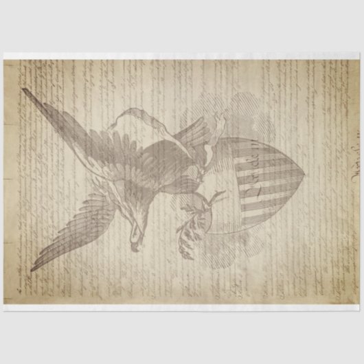 Patriottisch meubelpapier tissuepapier (Voorkant)