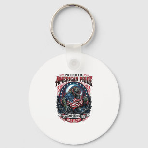 Patriottisch moerasmonster Old Glory Horror Monste Sleutelhanger