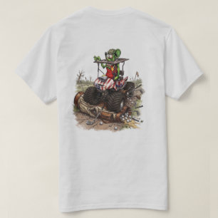 Patriottisch Monster kar golf T-shirt