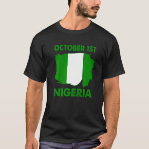 Patriottisch Nigeria Pride Independence Day 2022 N T-shirt