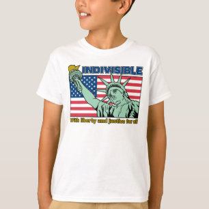 Patriottisch-Ondeelbaar-Vrijheid & Rechtvaardighei T-shirt